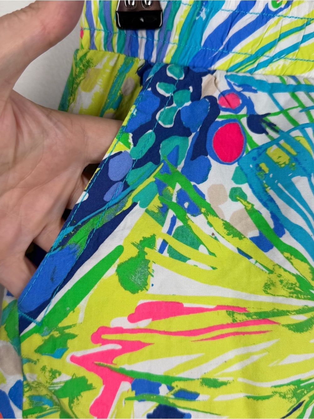 Lilly Pulitzer Katia Short Purrrfect Giraffe Print Rayon Pull On Shorts Medium - Picture 2 of 10
